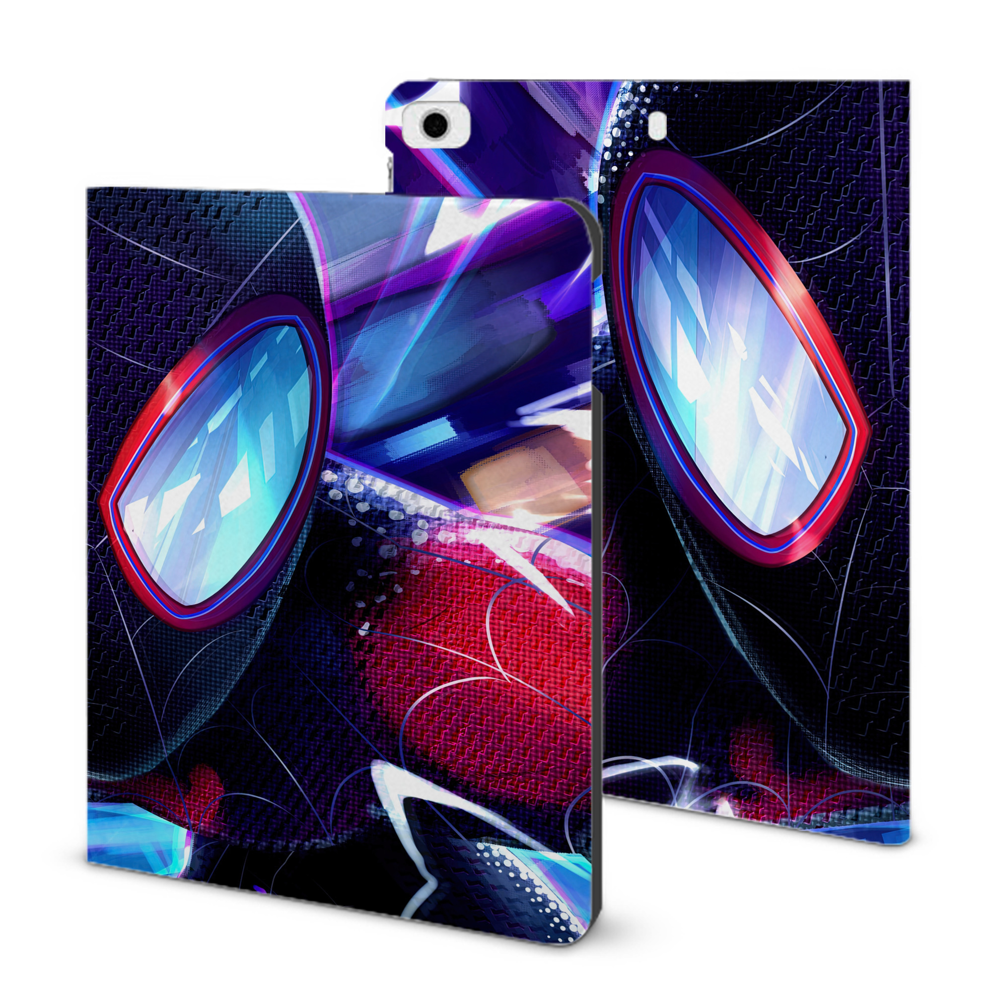 （画像用） Spider Man スパイダーマン IPad ケース ブック型 PUレザー TPU 耐衝撃 軽量 薄型 ペン収納なし 全面保護 IPad 各モデル対応